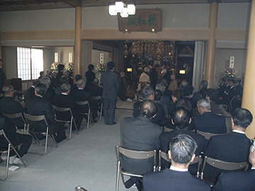 市村清没後40年記念法要（2008.12.16）