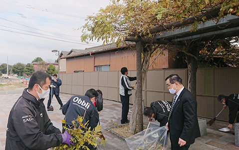 画像：市村清 生誕地「市村記念公園」の清掃活動を行いました_01