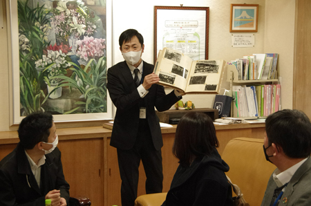 画像：母校・北茂安小学校 長野（ちょうの）校長