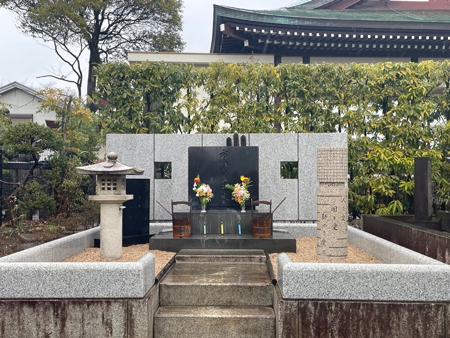 画像：2025年3月19日　墓参