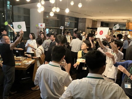 画像：チーム対抗のクイズ大会と結果（上位3チーム）_01