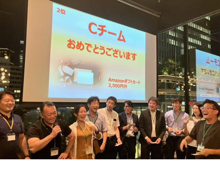 画像：チーム対抗のクイズ大会と結果（上位3チーム）_03