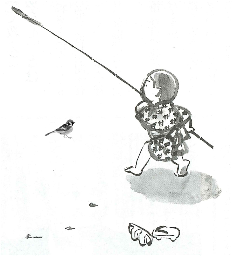 画像:スズメ捕り