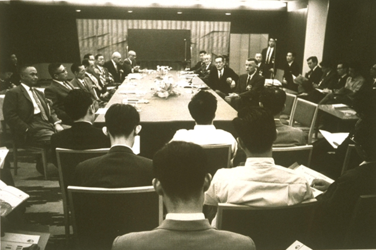 画像：日本リース・インターナショナル設立株主総会　（1963年8月）