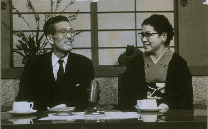 画像:教育テレビ「夫と妻の記録」に出演