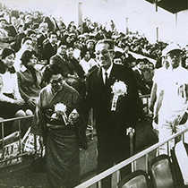 画像：1968年(昭和43)合同運動会で<br>最後の姿を見せる