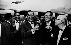 画像：1963年(昭和38)日本リース・インターナショナル <br>設立披露宴
